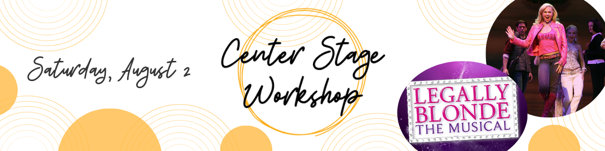 Center Stage Website header